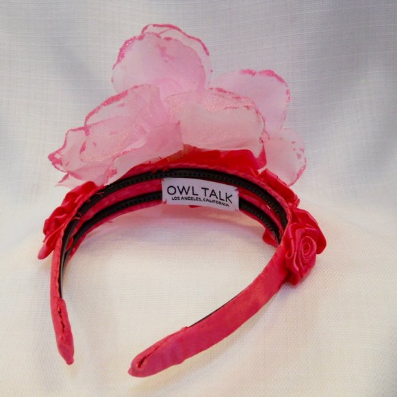 Pink Roses Headband - Picture 5 of 5